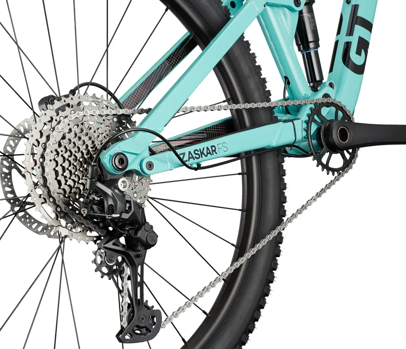 GT Bicycles Zaskar FS Comp 29 Mountain Bike Small - Sea Green-3