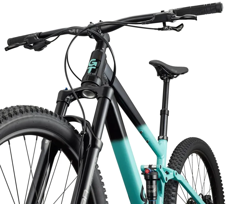 GT Bicycles Zaskar FS Comp 29 Mountain Bike Small - Sea Green-8