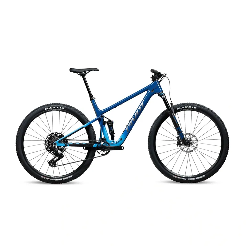 Pivot Cycles Mach 4 SL Ride Eagle 70/90 Alloy Wheels Mountain Bike Medium - Blue Stellar Fade