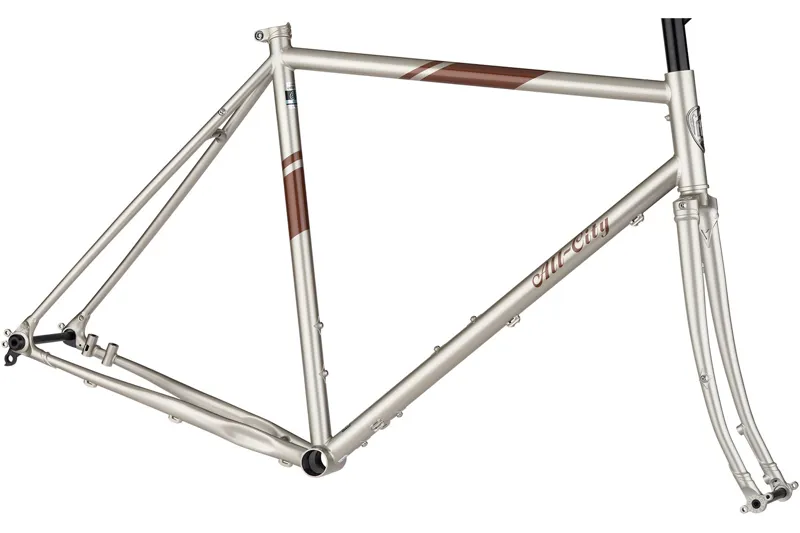 All-City Space Horse Steel Road Bike Med 52cm - Champagne-1