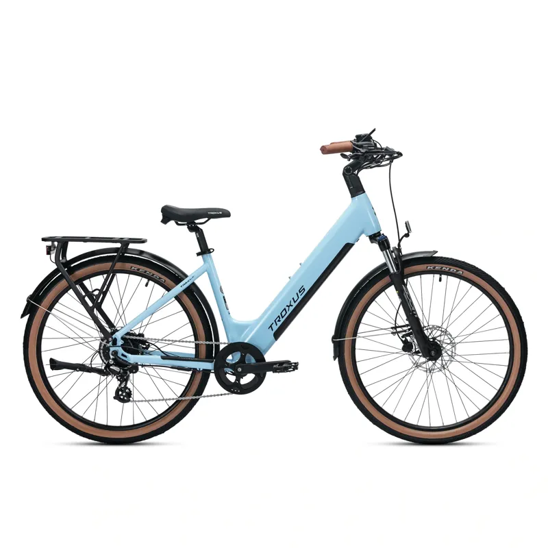 Troxus Usa Trax LT Step-Thru Electric Bike Medium - Capri Blue