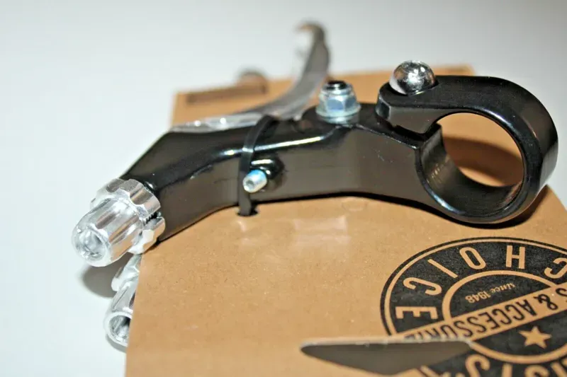 Promax BL-42 MTB 2-Finger V-Brake Levers in Black/Silver-5