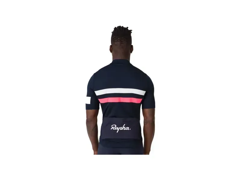 Rapha Brevet Cycling Jersey Navy L-1