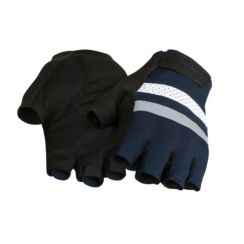 Rapha Core Glove 25 in Dark Navy/White-2