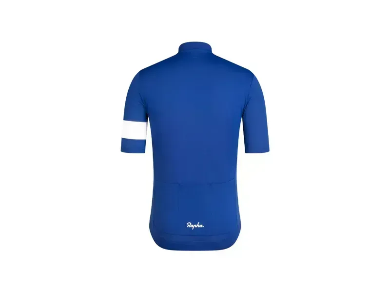 Rapha Core Lightweight Cycling Jersey in Navy/White-1