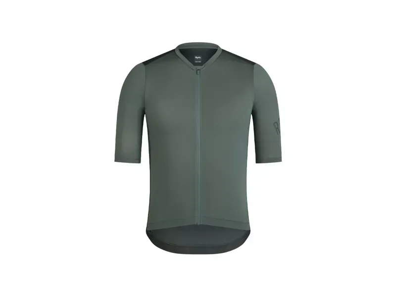 Rapha Pro Team Training Cycling Jersey in Dark Green/Dark Gray