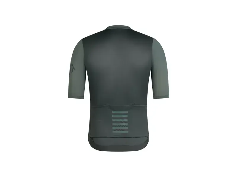 Rapha Pro Team Training Cycling Jersey in Dark Green/Dark Gray-1