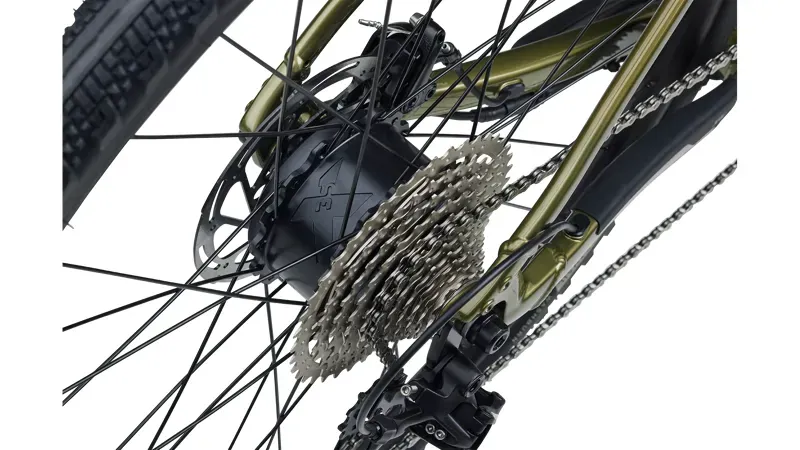 Salsa Confluence Drop Bar Apex 1 700c Al. E-Bike in Avocado Green-8