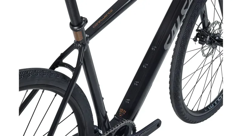 Salsa Confluence Flat Bar Altus 1x9 Ebike Black Medium-7