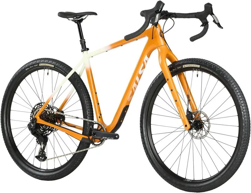 Salsa Cutthroat C Apex 29in AXS Transmission Carbon Bike in Tangerine-1