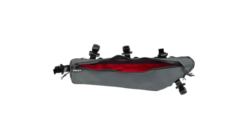 Salsa EXP Series Cholla Size 5 Half-Frame Bag in Gray-5