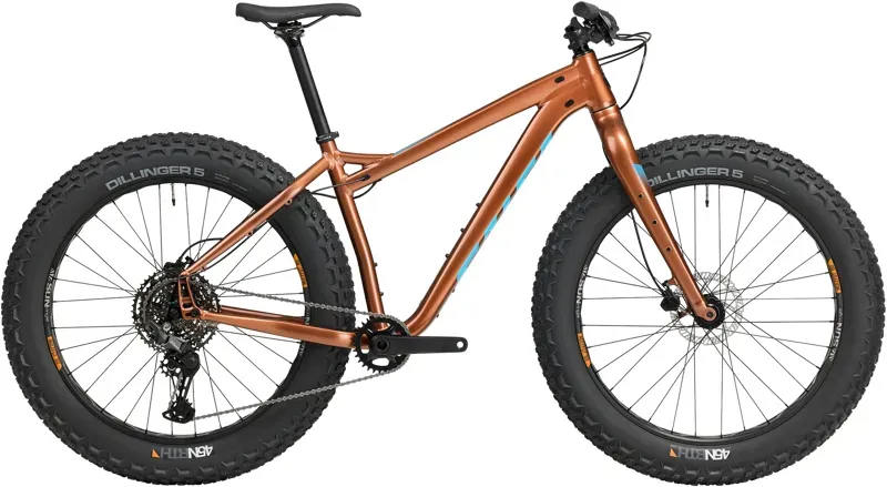 Salsa Heyday CUES Fat Tire Bike 26-inch in Aluminum Bronze