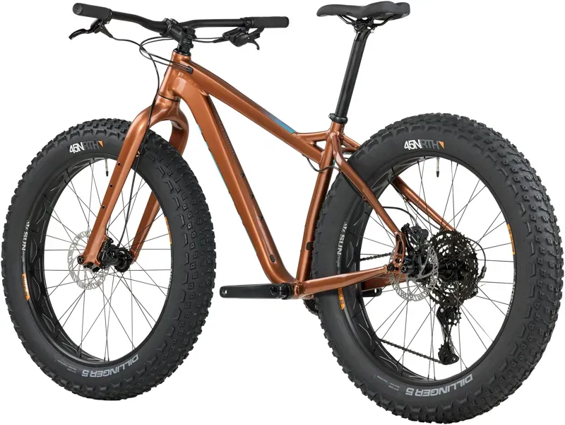 Salsa Heyday CUES Fat Tire Bike 26-inch in Aluminum Bronze-2