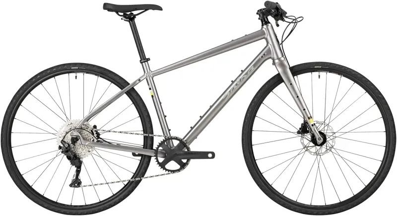 Salsa Journeyer 700c Flat Bar Deore 10 Aluminum Gravel Bike in Ash