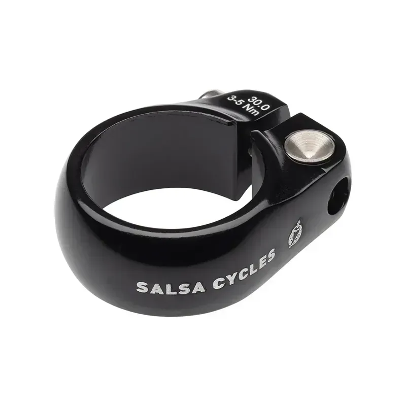 Salsa Lip-Lock Seatpost Clamp - 33.3mm Bolt-On Black