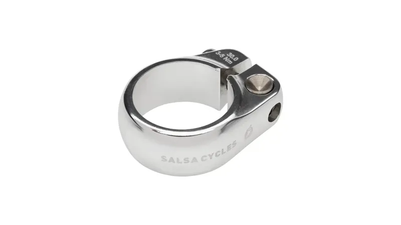 Salsa Lip-Lock 33.3mm Seat Collar in Silver