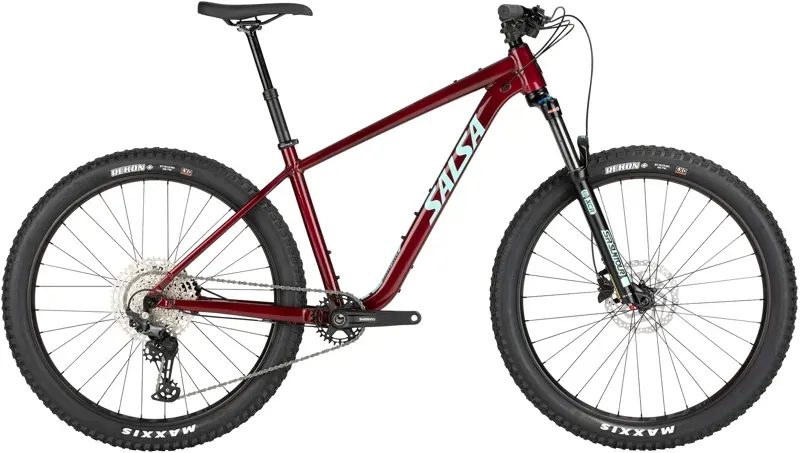 Salsa Rangefinder Deore 12 27.5+ Aluminum Bike in Dark Red