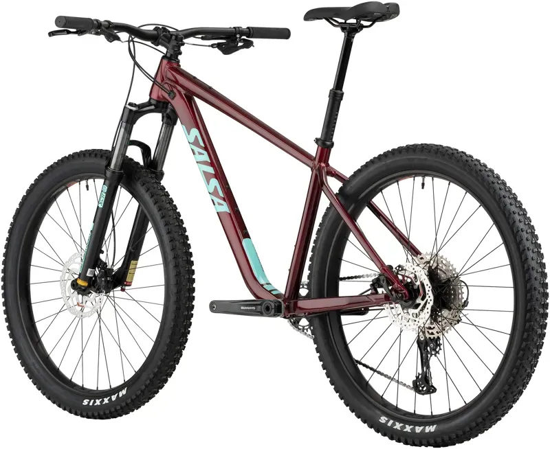 Salsa Rangefinder Deore 12 27.5+ Aluminum Bike in Dark Red-2