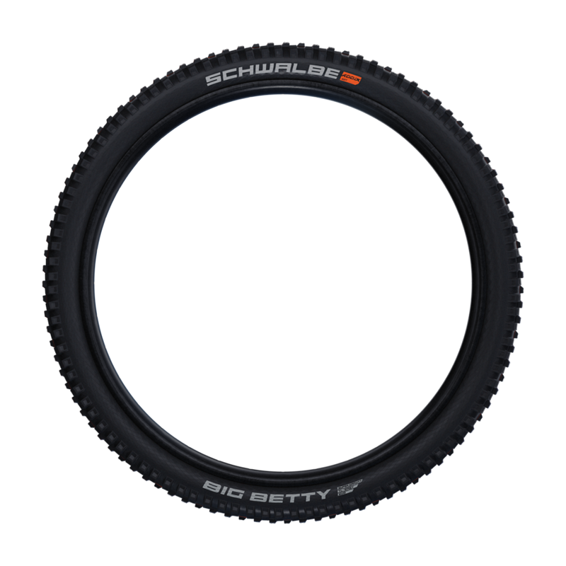 Schwalbe Big Betty Tire - 29 X 2.4 Tubeless Folding Black Evolution Line Addix Soft Super Trail Black 29 x 2.40-2