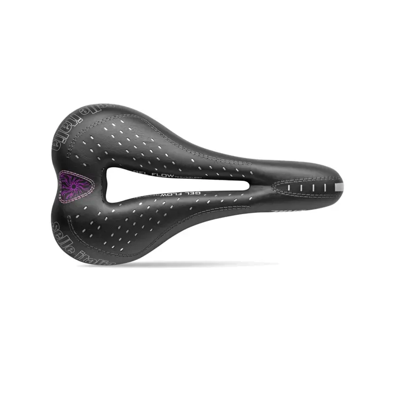 Selle Italia Diva Gel Superflow Saddle - Titanium Black Women's L3 Black