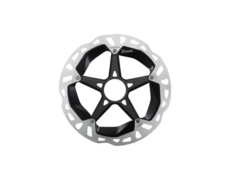 Shimano XTR RT-MT900-M Disc Brake Rotor - 180mm Center Lock Silver/ Black 180