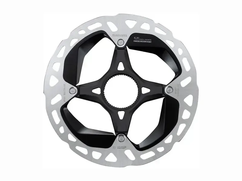 Shimano XTR RT-MT900-M Disc Brake Rotor - 180mm Center Lock Silver/ Black 180-2