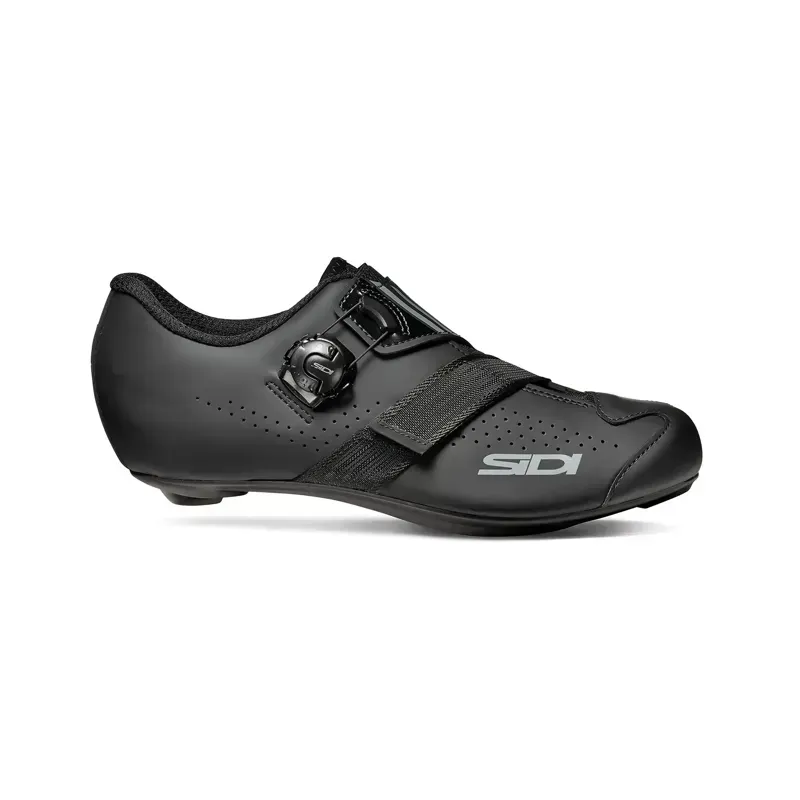 Sidi Prima Mega Fit Road Shoes in Black/Black