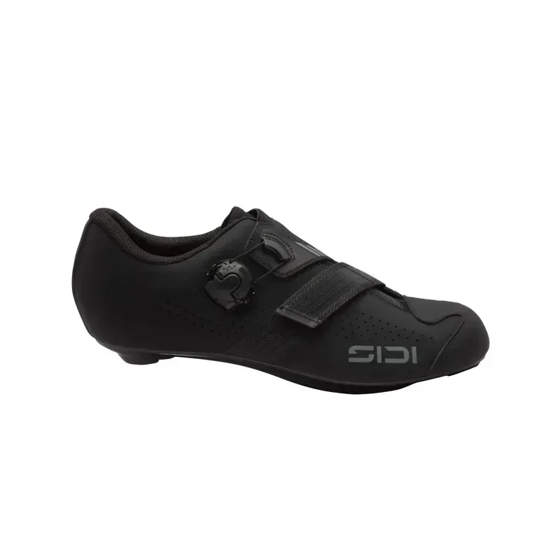 Sidi Prima Mega Fit Road Shoes in Black/Black-1