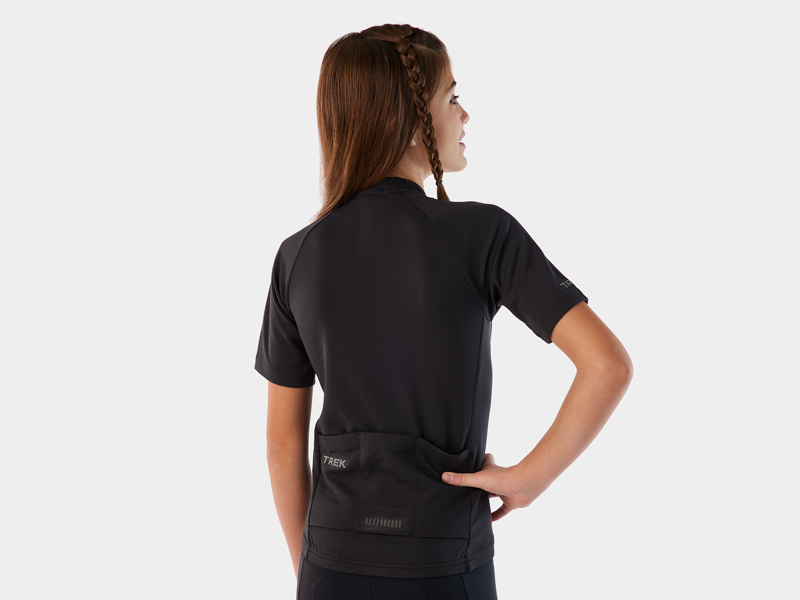 Trek Solstice Youth Cycling Jersey in Black-2