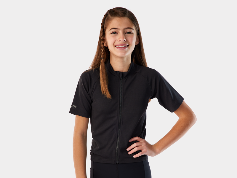Trek Solstice Youth Cycling Jersey in Black