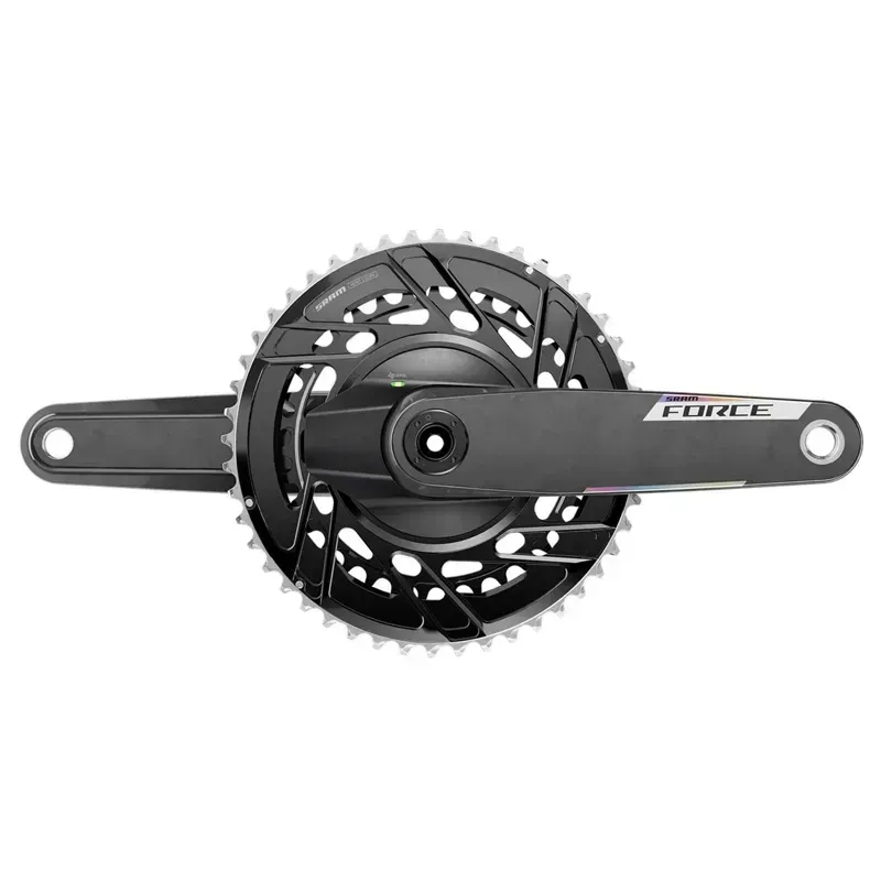 SRAM Force 2x Powermeter E1 Power Meter Crankset Speed: 12 Spindle: 28.99mm BCD: Thread Mount 48/35 DUB 170mm Black Road