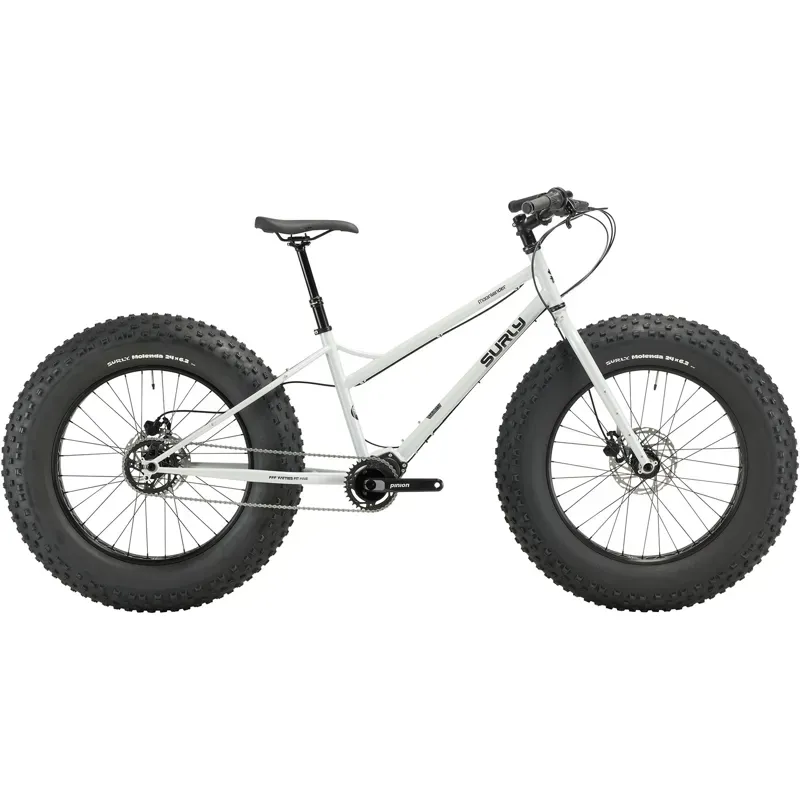Surly Moonlander 24-inch Steel Fat Tire Bike in Lunar Dust Gray