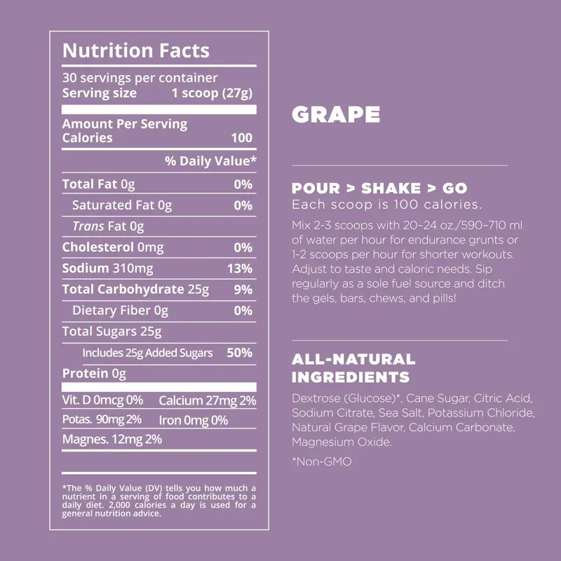 Tailwind Nutrition Endurance Fuel - Grape 12-count-7