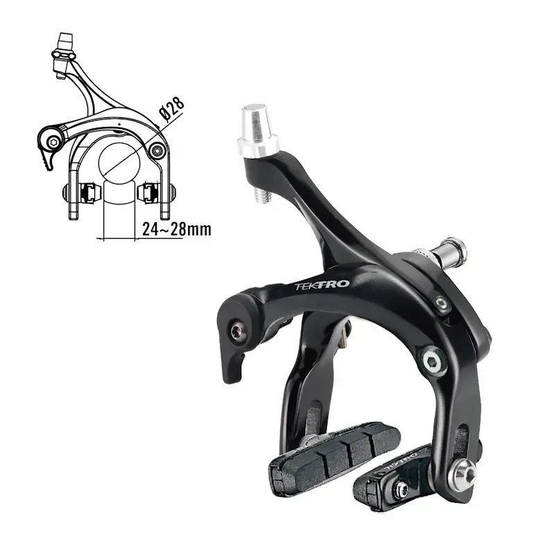 Tektro R526 Caliper Brake Rear 700x28 39-54 in Black