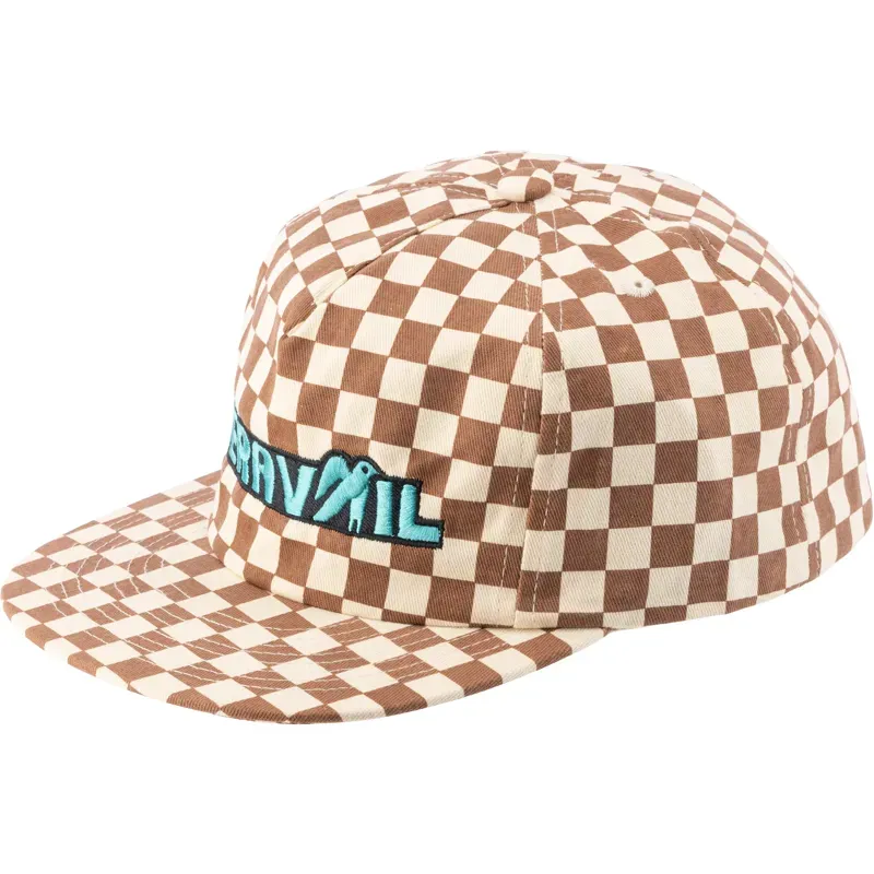 Teravail Artist Series Joshua Noom Trip Hat in Checkerboard Rust-1