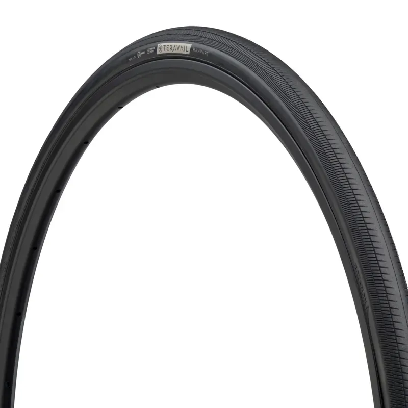 Teravail Rampart 700x45c TL Fld. Durable Fast Cmpd. Tire in Black