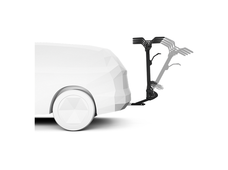 Thule ReVert 4-Bike Vertical Hanging 2in Hitch Rack in Black-3