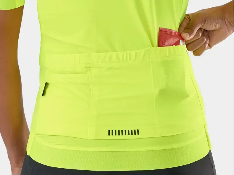 Trek Circuit Women's Cycling Jersey in Radioactive Yellow-3