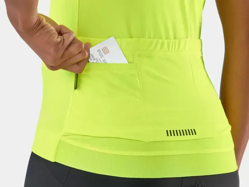 Trek Circuit Women's Cycling Jersey in Radioactive Yellow-4