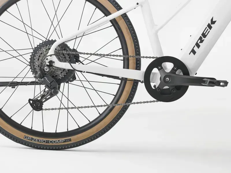 Trek FX+ 1S Midstep E-Bike in Era White-4