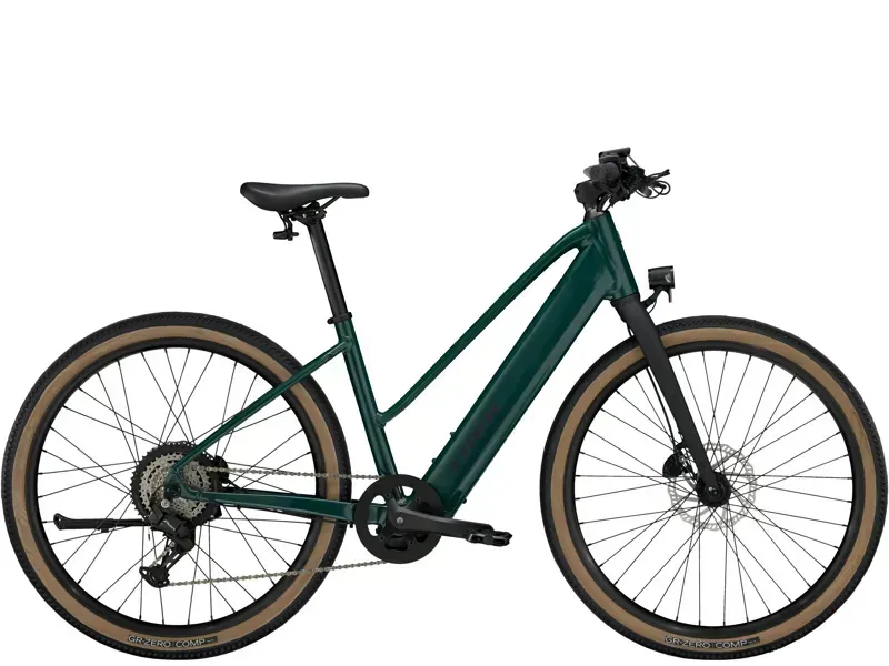 Trek FX+ 1S Midstep E-Bike in Juniper
