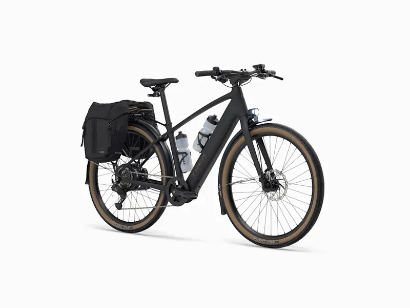 Trek FX+ 1S All Road Step Over Throttle E-Hyrid Bike In Dark Star-5