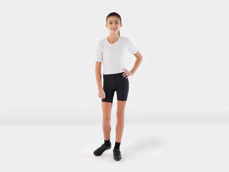 Trek Solstice Youth Cycling Shorts in Black-1