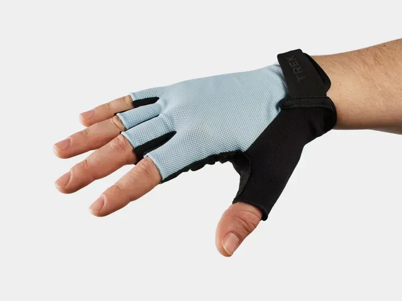 Trek Solstice Gel Unisex Cycling Glove in Dusty Blue