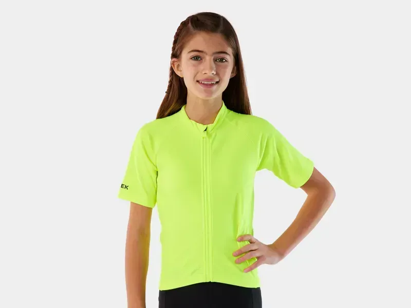 Trek Solstice Youth Cycling Jersey in Radioactive Yellow