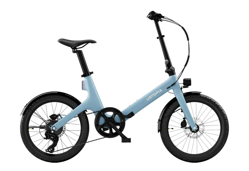 Urtopia Carbon Fold Step-Thru eBike in Glacier Blue
