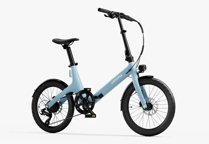 Urtopia Carbon Fold Step-Thru eBike in Glacier Blue-2