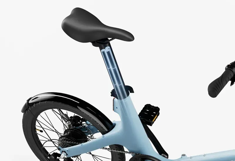 Urtopia Carbon Fold Step-Thru eBike in Glacier Blue-3
