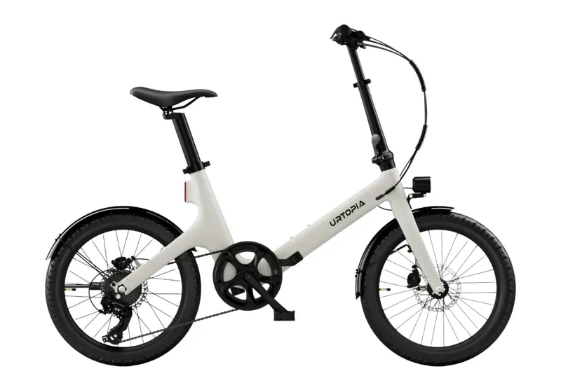Urtopia Carbon Fold Step-Thru eBike in Creme