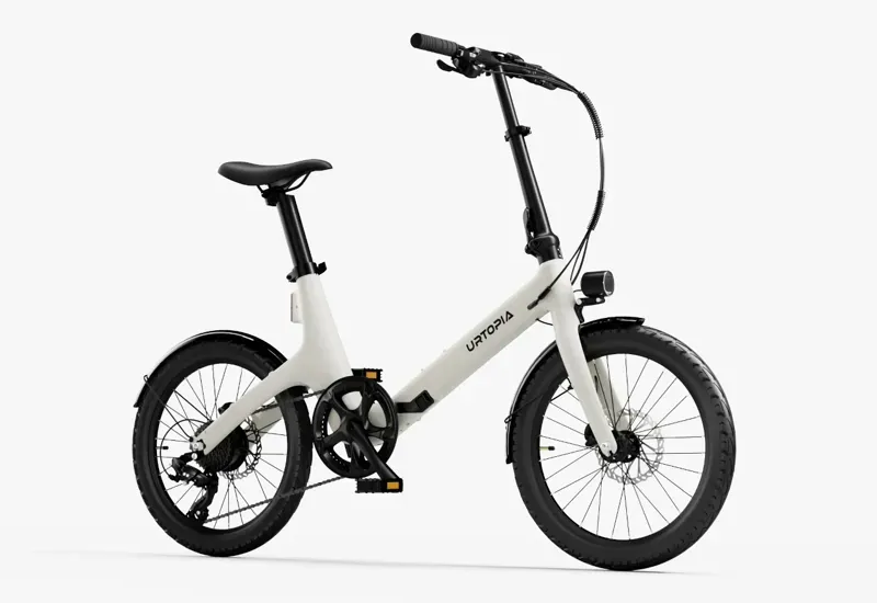 Urtopia Carbon Fold Step-Thru eBike in Creme-2